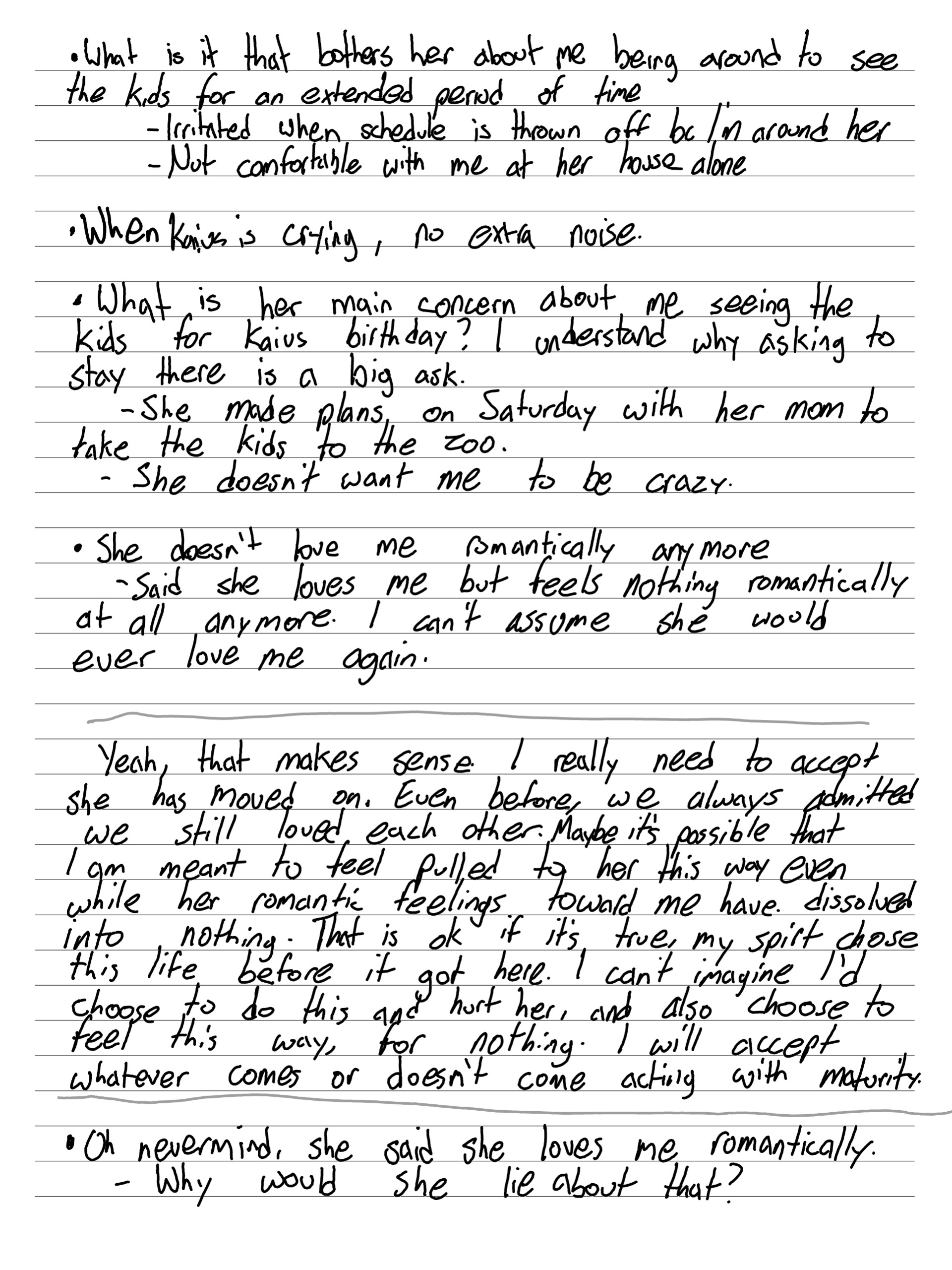 Handwritten Do Better notes.